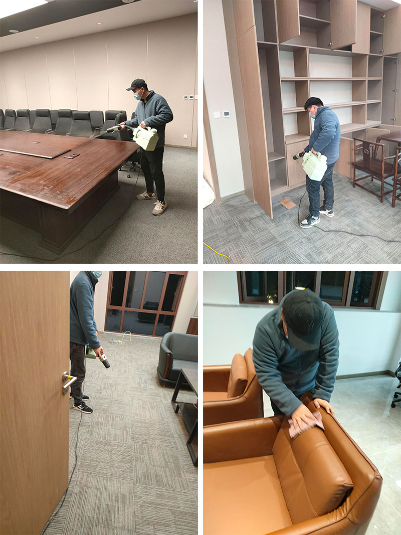 濟南長清區(qū)大學路宋風古城辦公室除甲醛治理服務項目