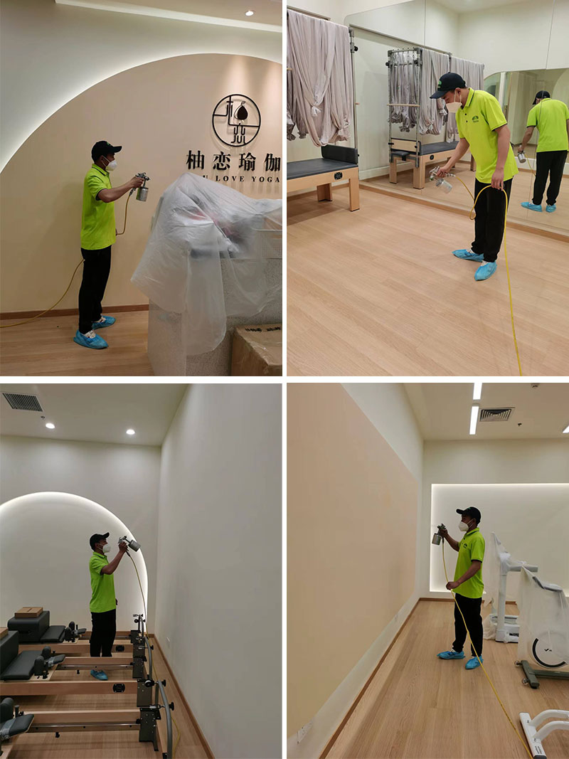 北京豐臺(tái)區(qū)美域家園北區(qū)柚戀瑜伽小屯路店除甲醛治理服務(wù)項(xiàng)目