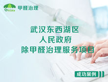 武漢東西湖區(qū)人民政府除甲醛治理服務(wù)項(xiàng)目