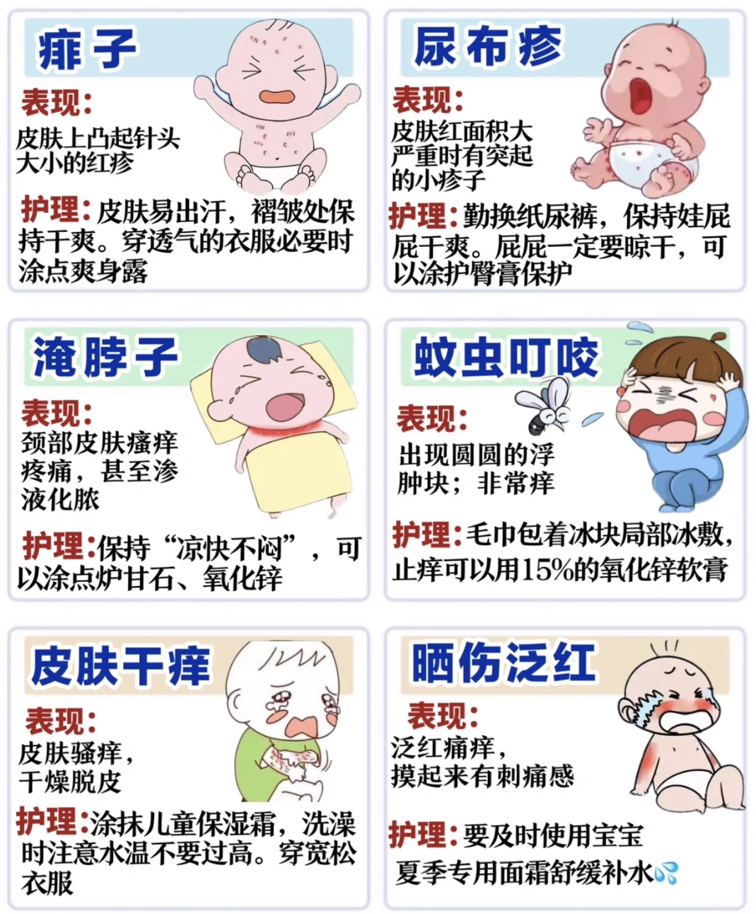 夏季將至，預(yù)防寶寶容易出現(xiàn)的皮膚問題